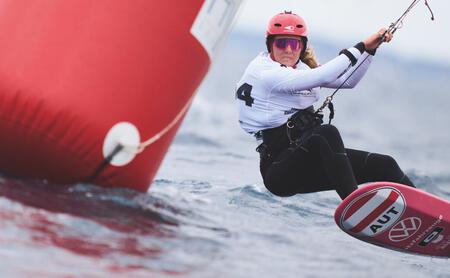 Alina Kornelli wird als erste Kiterin für Österreich bei Olympischen Spielen an den Start gehen; damit schreibt sie Sportgeschichte