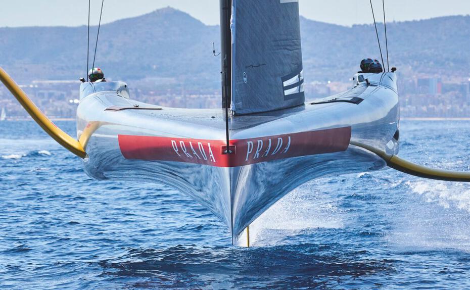 Stilsicher. In punkto Design liegen die Italiener klar voran, Luna Rossa bewies aber auch am Wasser Qualität 