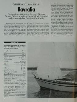 bavaria 760 sailboatdata